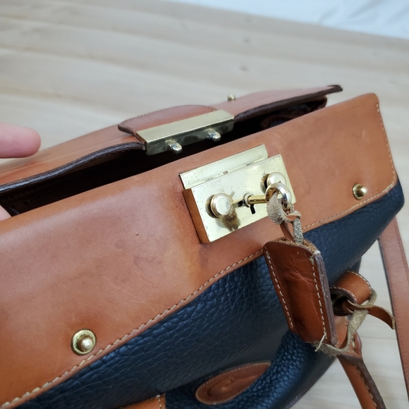 Dooney & Bourke Navy Doctors Bag & Logo Coin Purse - Picture 9 of 16